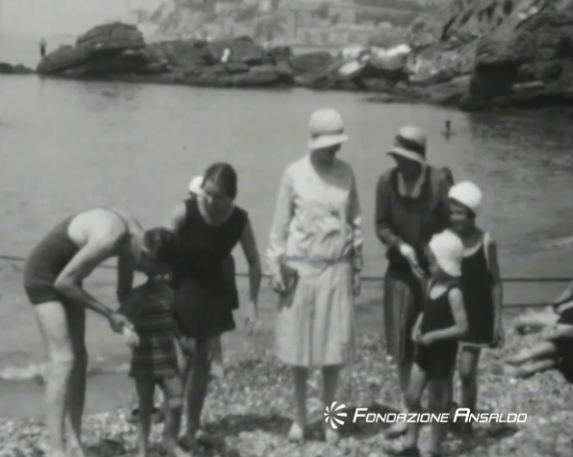 La famiglia Setti ai bagni di Quarto