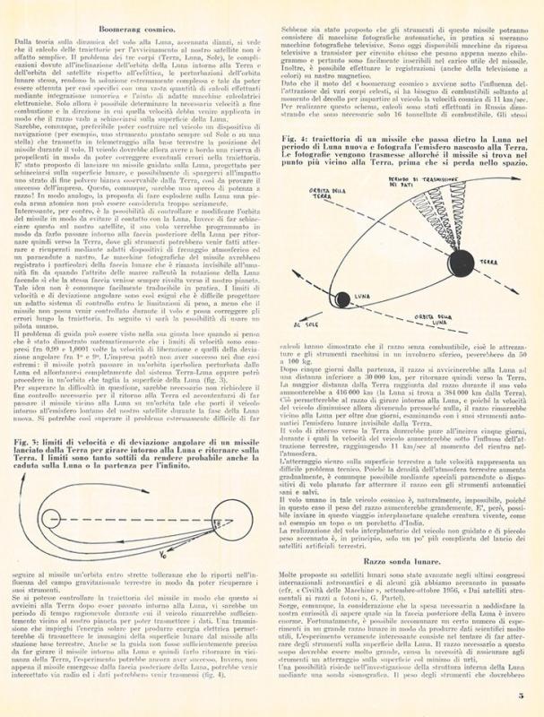 Glauco Partel, Avvicinamento alla Luna, marzo - aprile 1958, anno VI, n. 2, p. 5