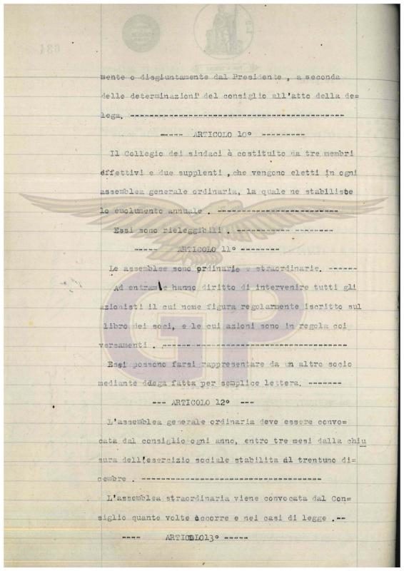 Atto costitutivo e statuto Moto Guzzi, p. 12