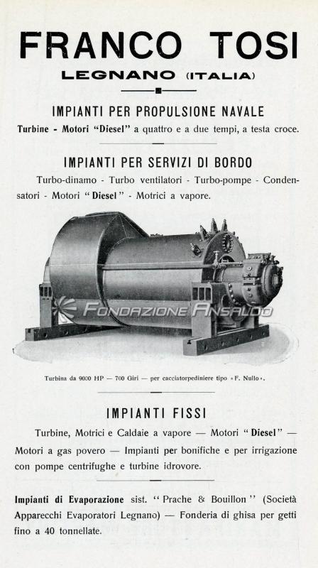 Esposizione Internazionale - pubblicità Franco Tosi
