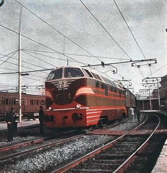 Primo viaggio della locomotiva Adim Ansaldo da Genova a Torino,  maggio - agosto 1958, anno VI, nn. 3-4, p. 17