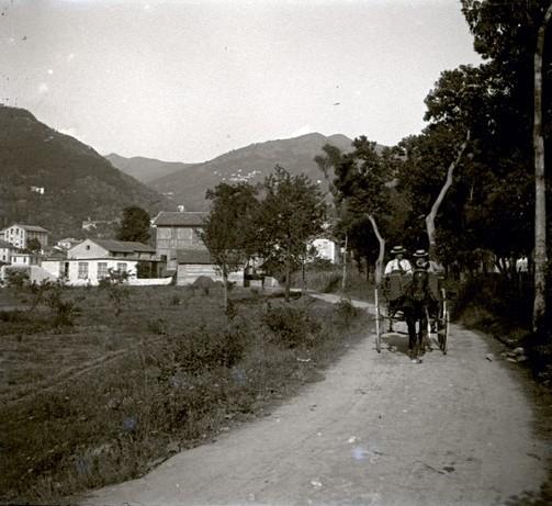Strada dietro le fornaci della Plinthos (taglio)