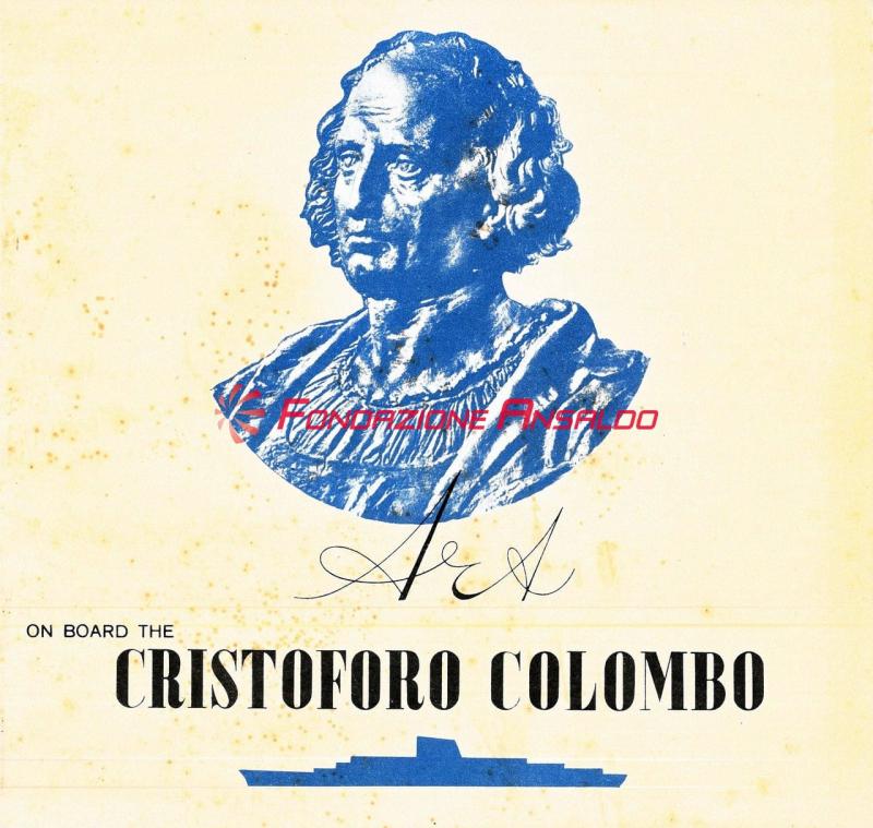 Art on board the Cristoforo Colombo - copertina