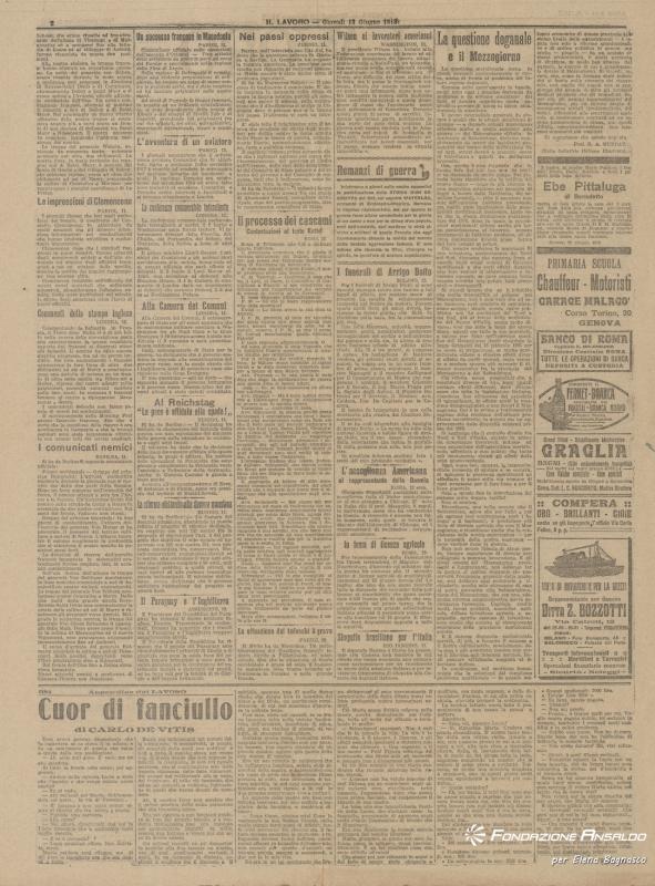 Lavoro (Il) - Genova, 13.06.1918, c.2