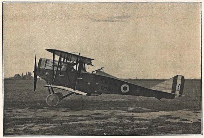 L'aeroplano "S.V.A. 10" biposto da ricognizione