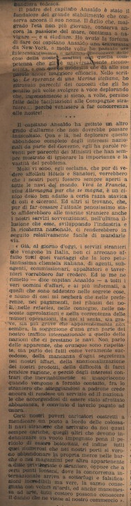 &quot;Padroni in casa nostra un uomo di mare&quot;