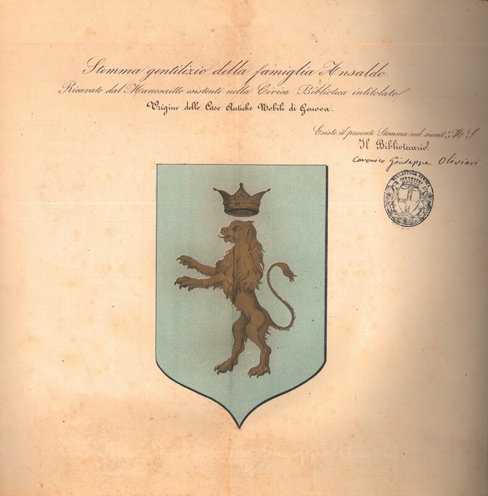 Ansaldo Giovanni e Francesco Gerolamo - scritture aziendali e famigliari