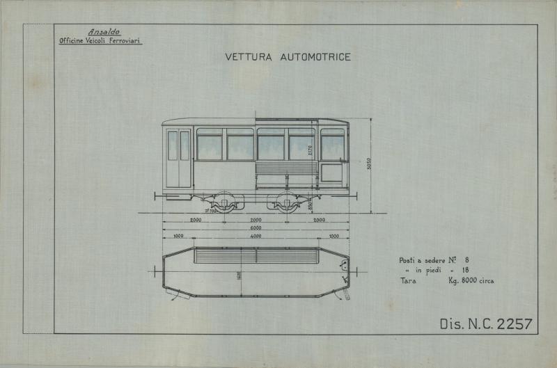 Officina Veicoli Ferroviari - Vettura automotrice