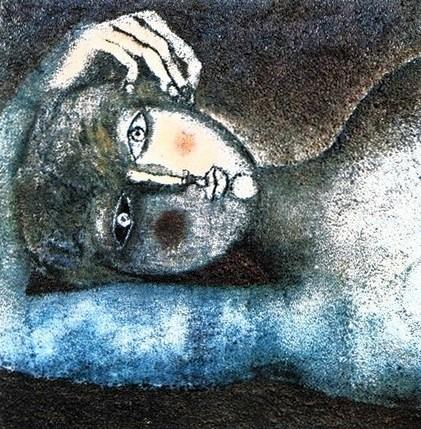 Franco Gentilini "Nudo disteso", particolare (1958), marzo - aprile 1962, anno X, n. 2, p. 44