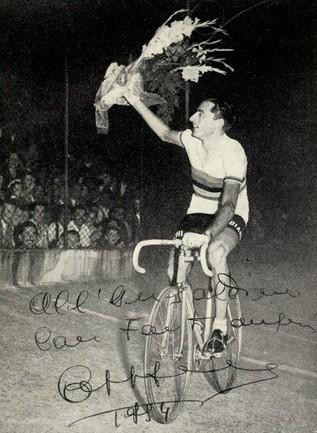 p. 15 - foto di Fausto Coppi con dedica manoscritta alla redazione de "L'ansaldino"