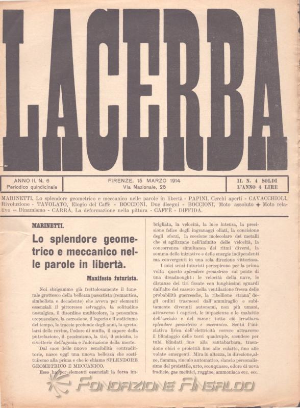 Lacerba, n. 6, 1914