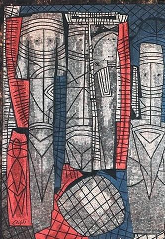 Mosaico di Corrado Cagli "Le Grazie", settembre - ottobre 1958, anno VI, n. 5, p. 27