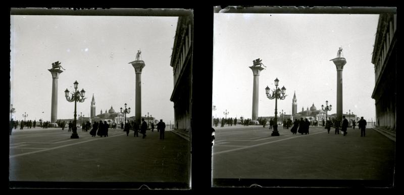 Piazzetta. Colonne di San Marco e del Leone (originale)