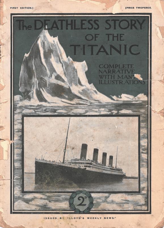 Copertina - The deathless story of the Titanic - complete narrative with many illustrations
