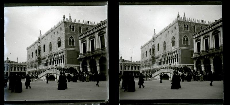 Palazzo Ducale e ponte della Paglia (originale)