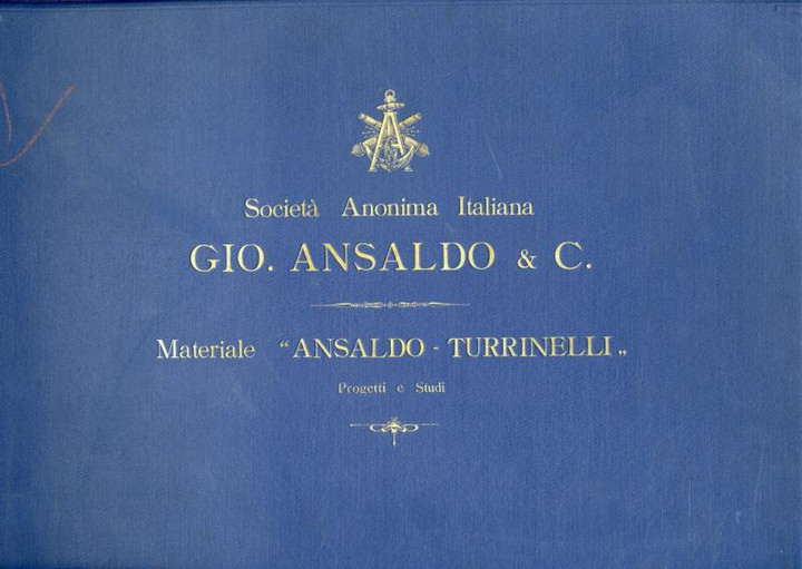 Copertina album Ansaldo Turrinelli, s.d. ma 1916