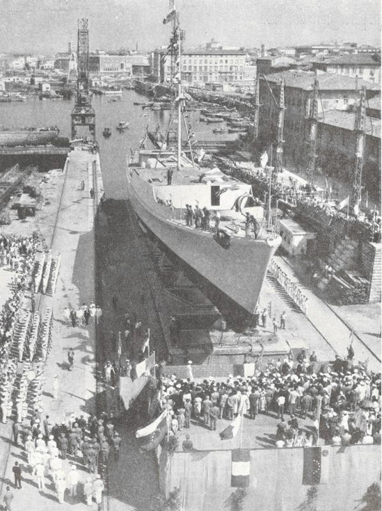 p. 3 - L'Almirante Brion scende in mare