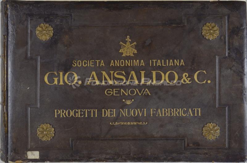 Ansaldo - progetti architettonici di Adolfo Ravinetti, copertina