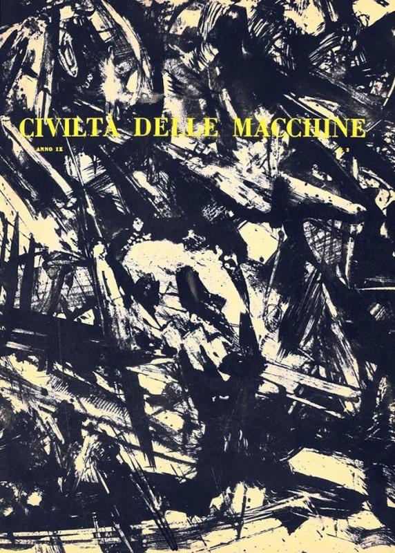 Copertina originale - di Emilio Vedova, marzo - aprile 1961, anno IX, n. 2