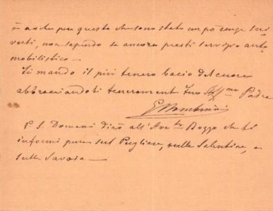Lettera di Giovanni Bombrini dalla zona di guerra - 2