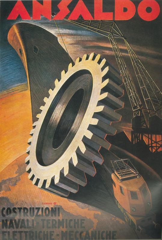 Ansaldo S.A. - pubblicità delle produzioni