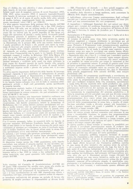 Il mio pensiero sull'azione dell'IRI, di Aldo Fascetti, settembre - ottobre 1960, anno VIII, n. 5, p. 7