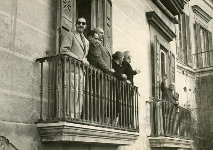 Giovanni Ansaldo, Luca Caracciolo, Padre Alessandri, la &quot;Ginuccia&quot;, Giovanni Comisso e Gaspare Casella