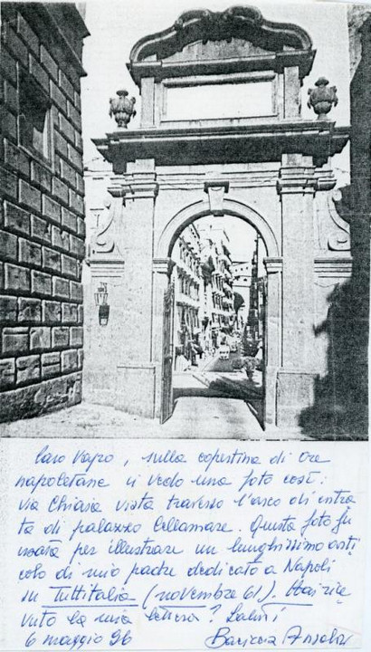 Napoli, via Chiaia, Palazzo Cellammare