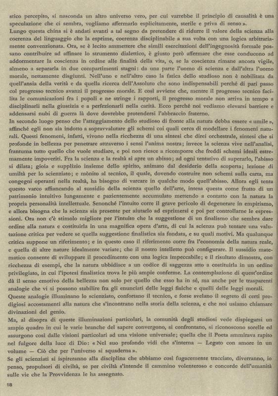 Lo scienziato e la civiltà - di Arturo Danusso, gennaio - febbraio 1962, anno X, n. 1, p. 18