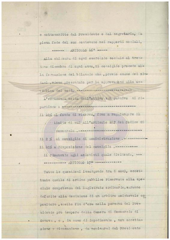 Atto costitutivo e statuto Moto Guzzi, p. 14
