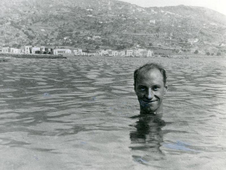 Ritratto di Giovanni Ansaldo a Lipari durante il confino