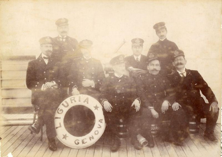 Francesco Gerolamo Ansaldo a bordo del Liguria