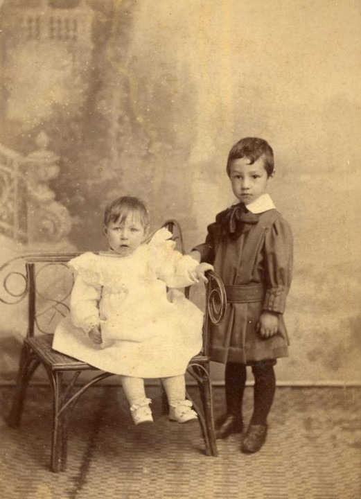 Giovanni Ansaldo e la sorella Giuditta