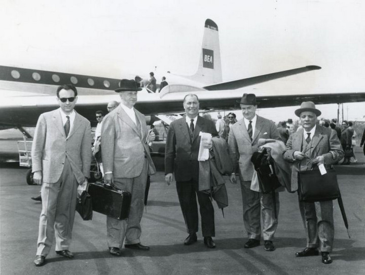 Leone Piccioni, Giovanni Ansaldo, Michele Mottola, C. T.  Isolani e Ugo d&#039;Andrea