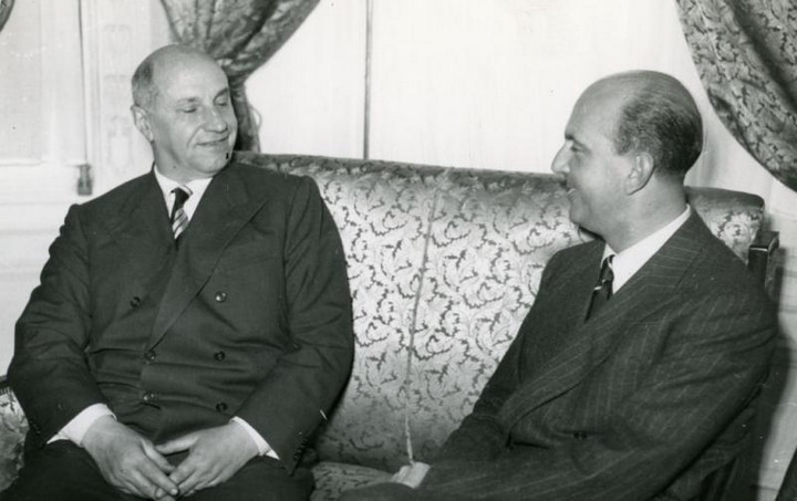 Giovanni Ansaldo e Umberto II di Savoia