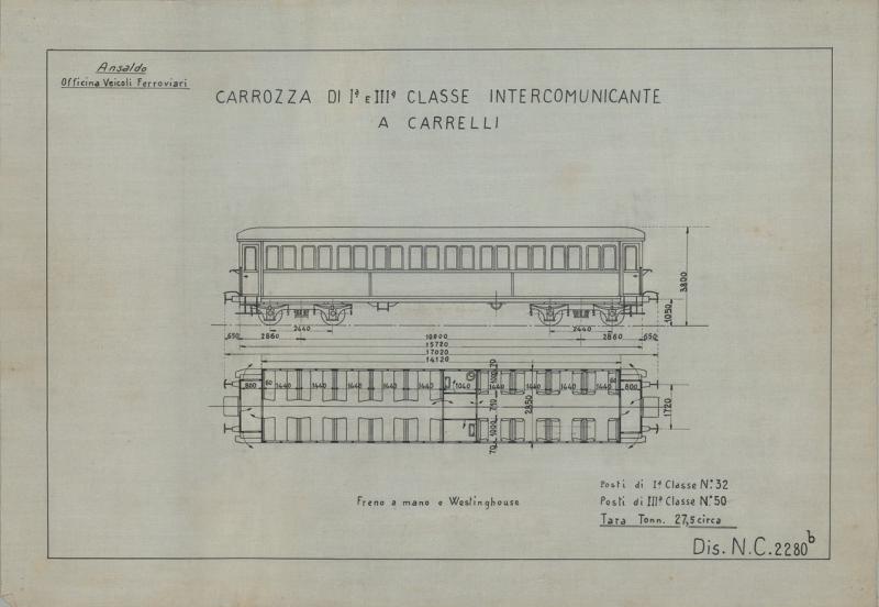 Scatola 151 - Pacco 459 - C. Locomotive. Dal 1940 al 2287