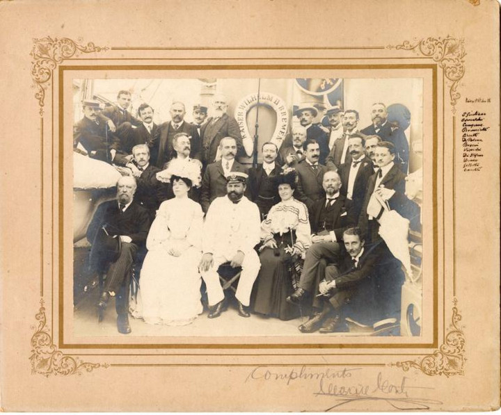 Francesco Gerolamo Ansaldo a bordo del piroscafo Kaiser Wilhelm II