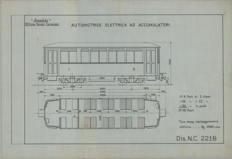 Officina Veicoli Ferroviari - Automotrice elettrica