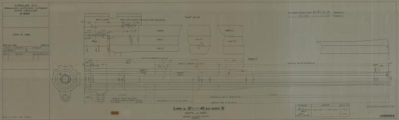 Corpo del cannone da 12/45