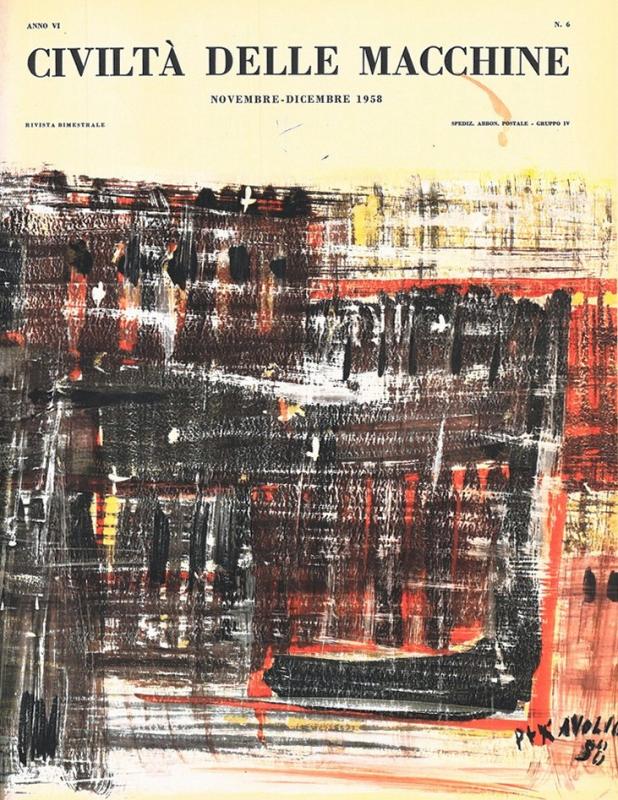 Copertina dell'architetto Pek G. Avolio, novembre - dicembre 1958, anno VI, n. 6