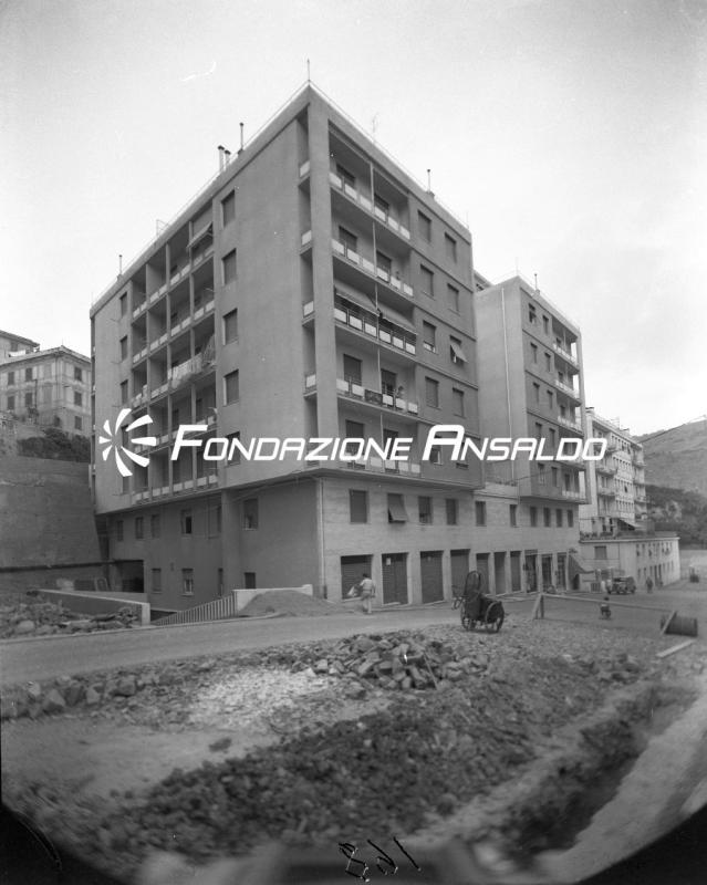 Genova - Marassi - costruzione nuovi caseggiati