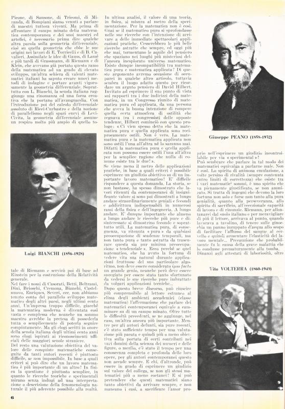 La scuola matematica italiana, di Luca Lauriola, luglio - agosto 1960, anno VIII, n. 4, p. 6