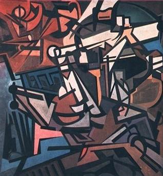 Emilio Vedova "La lotta", gennaio - febbraio 1956, anno IV, n. 1 - p. 36