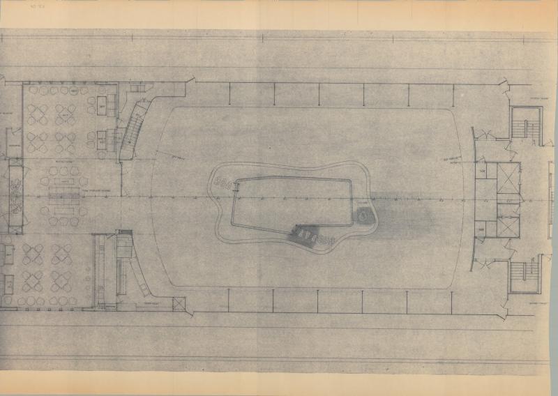 Eugenio Costa - Ponte del lido e piscina di prima classe - Pianta
