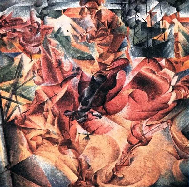 Umberto Boccioni "Elasticità" (1912-1913), gennaio - febbraio 1956, anno IV, n. 1 - p. 32