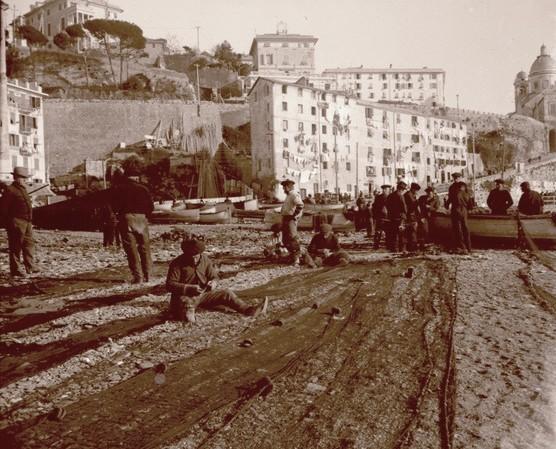 Foce. Raddobbo delle reti (taglio)