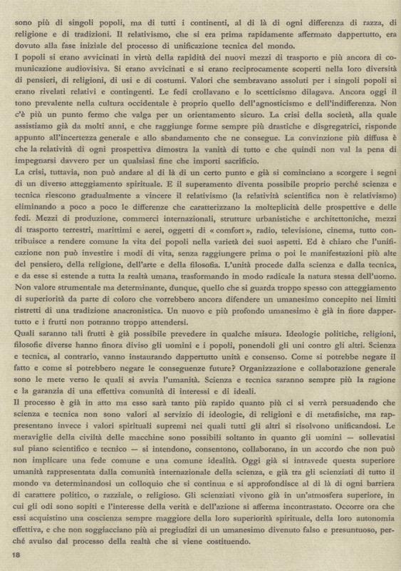 Un nuovo umanesimo, di Ugo Spirito, settembre - ottobre 1961, anno IX, n. 5, p. 18
