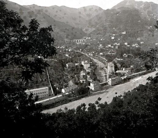 Veduta della Doria da Serino (taglio)