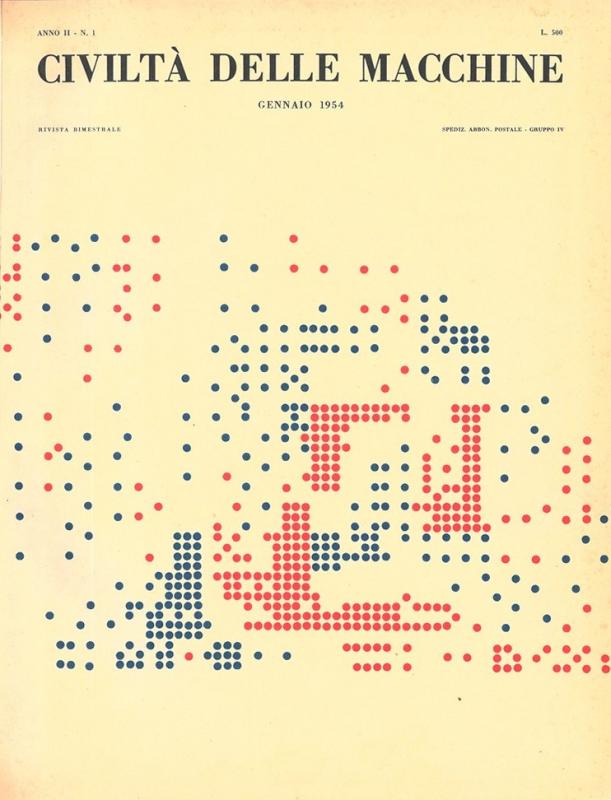 Copertina - "Grafico introduttivo della misura elettrica  dell'intelligenza" - gennaio 1954, anno II, n. 1