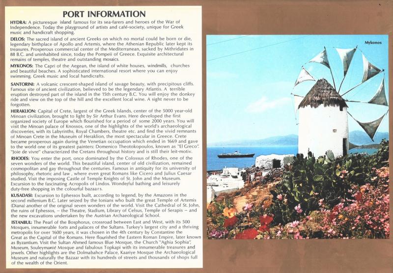 Immagine di Mykonos e informazioni sui principali porti raggiunti durante le crociere